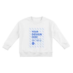 Children's long-sleeved crew neck sweatshirt