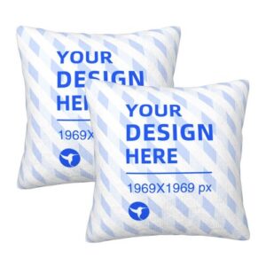 Double-sided plush pillowcase (pack of 2)