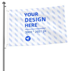 Double-sided flag 2X3FT (horizontal)