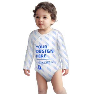 Baby cotton long sleeve romper