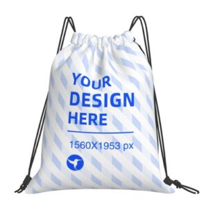 Simple casual drawstring backpack