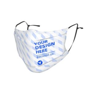 Adult pleated dust mask with filter (multiple packs)