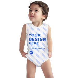 Baby cotton sleeveless romper