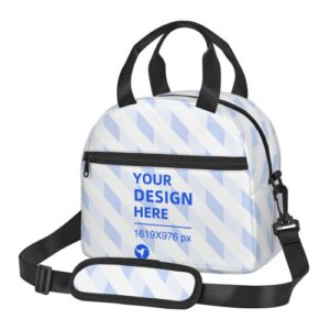 Hand-held crossbody insulated lunch bag