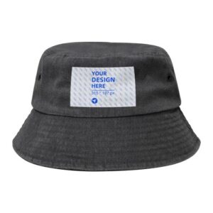 Washed Denim Bucket Hat