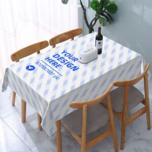 Square decorative long tablecloth 54x72in