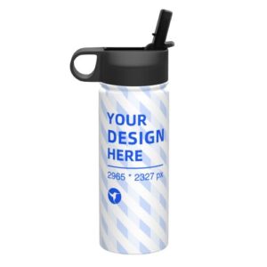 18OZ Insulated Space Flask with Straw