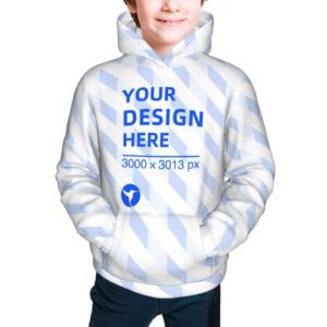 Youth Hooded Sweatshirt-No Hood Drawstring