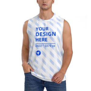 Men's full sleeveless T-shirt