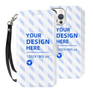 iPhone 12 flip leather phone case